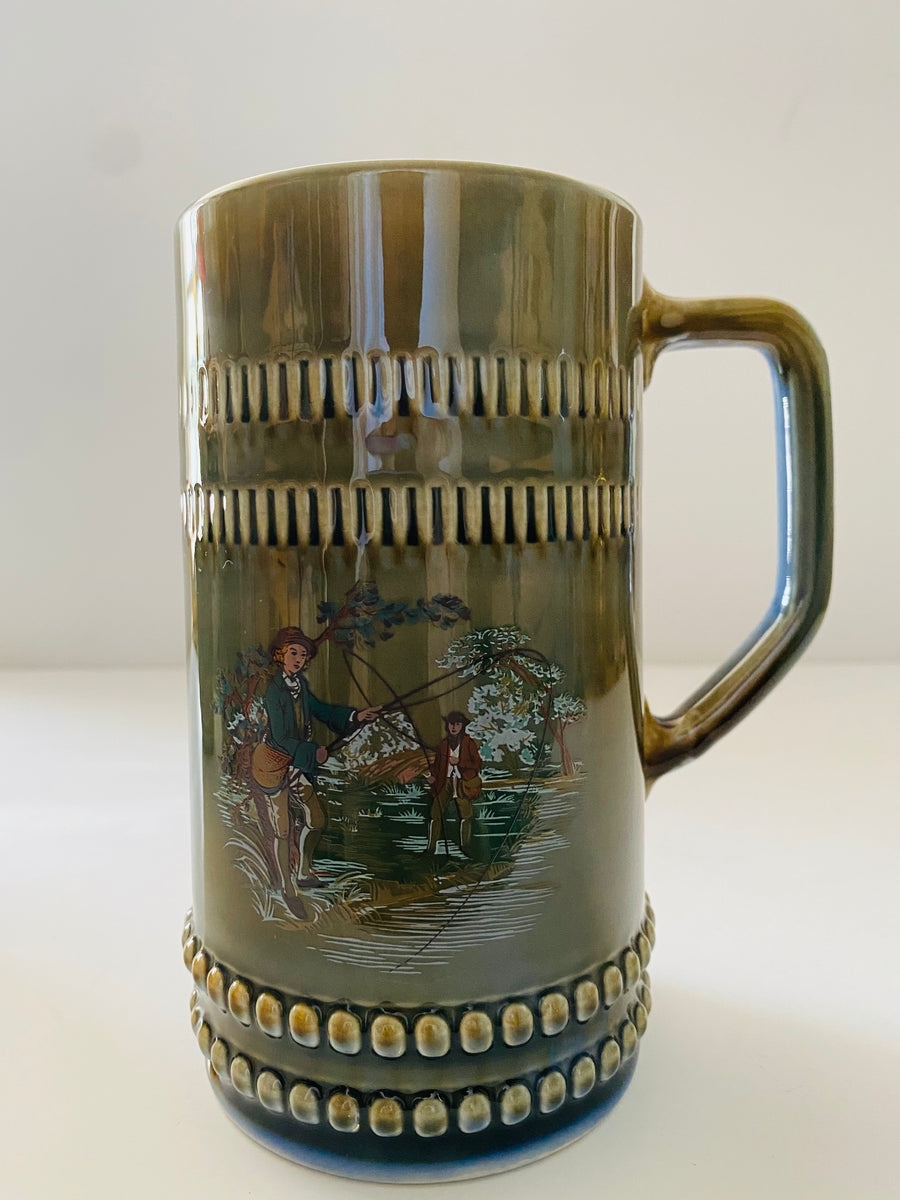 Pair of Vintage Wade Irish Tankards Steins Beer Mugs The New York