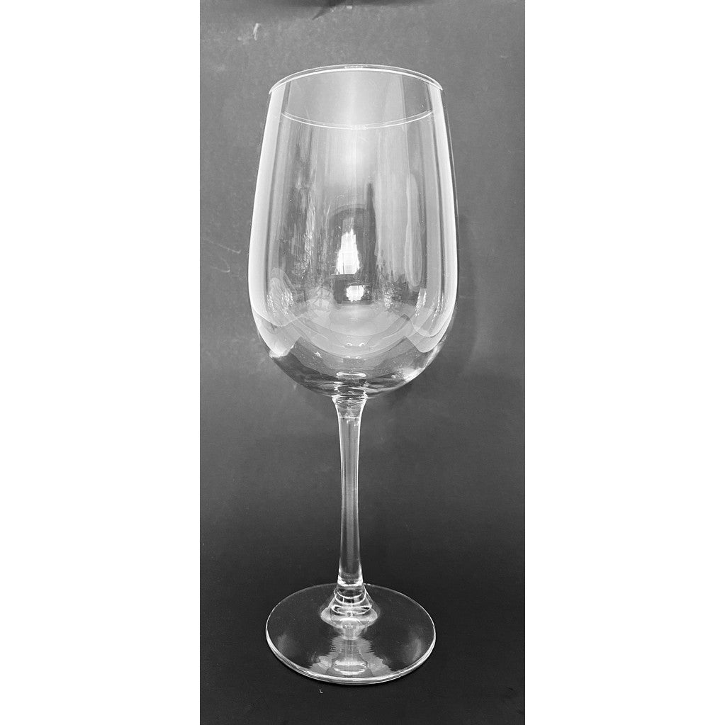 Vintage Crystal Red Wine Glasses - Set of 4