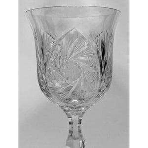 Vintage Cristal D'Arques Longchamp Crystal Wine Glasses- Set of 4