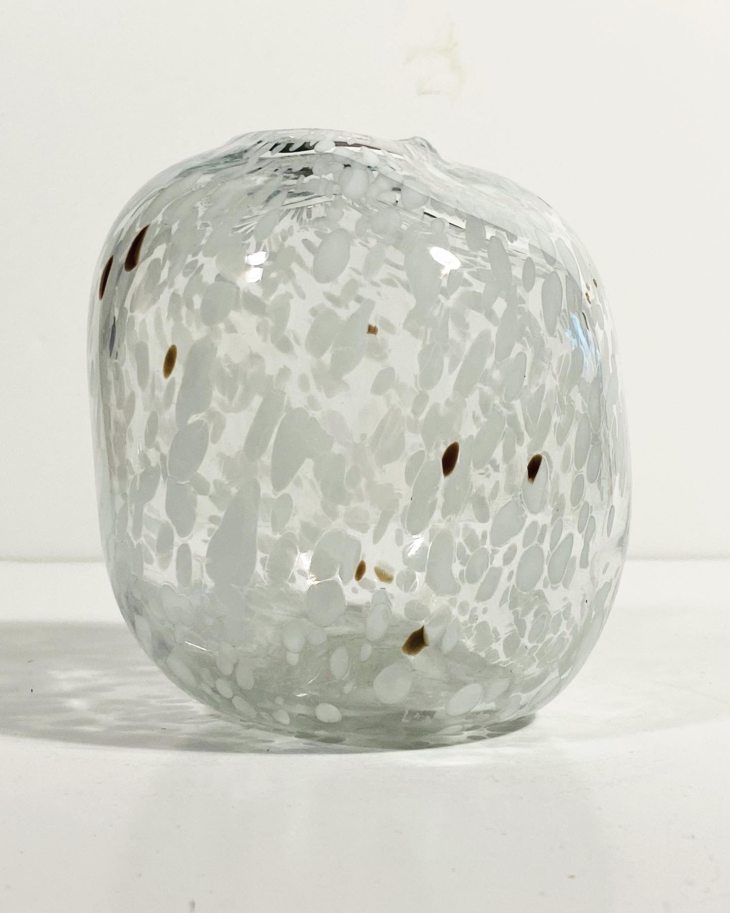 Blenko Glass Rock Vase 8216M Blenko Specialty Series by Don Shepherd 1982