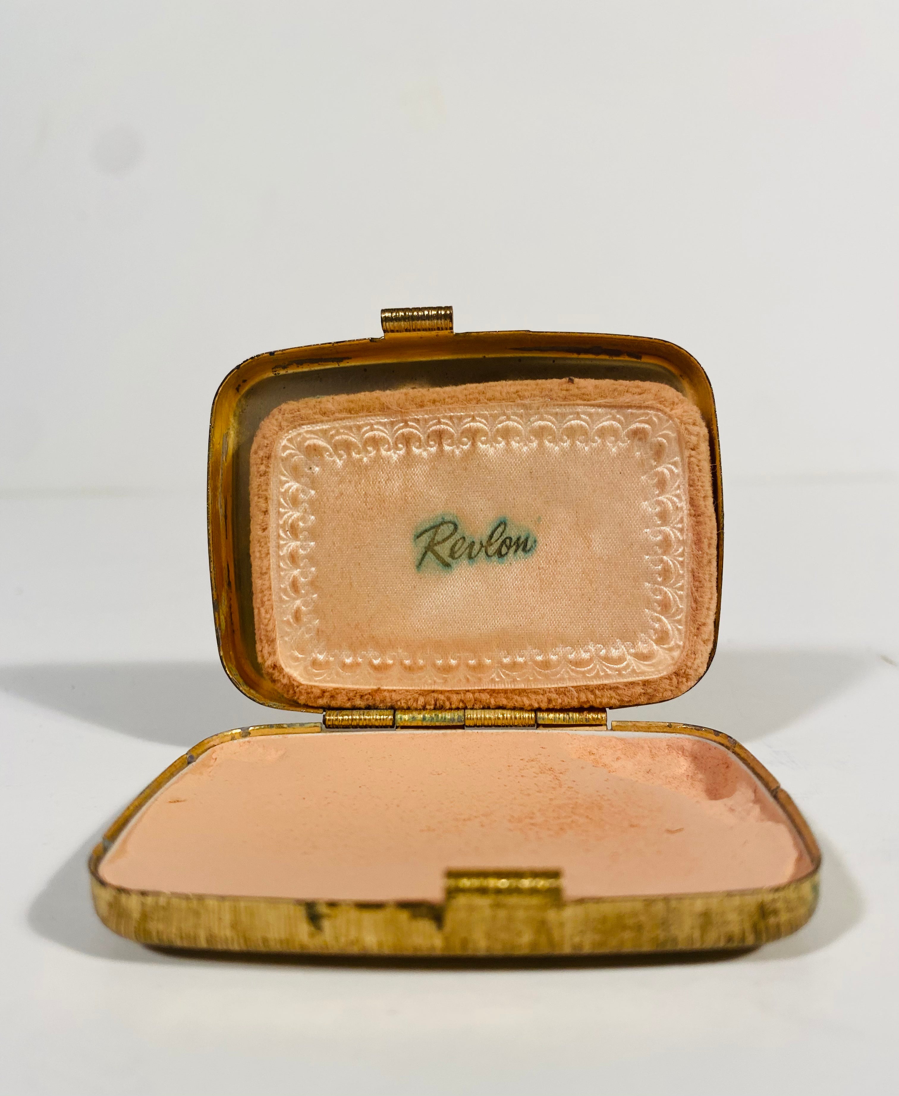 Vintage Revlon Powder Compact With Rhinestones