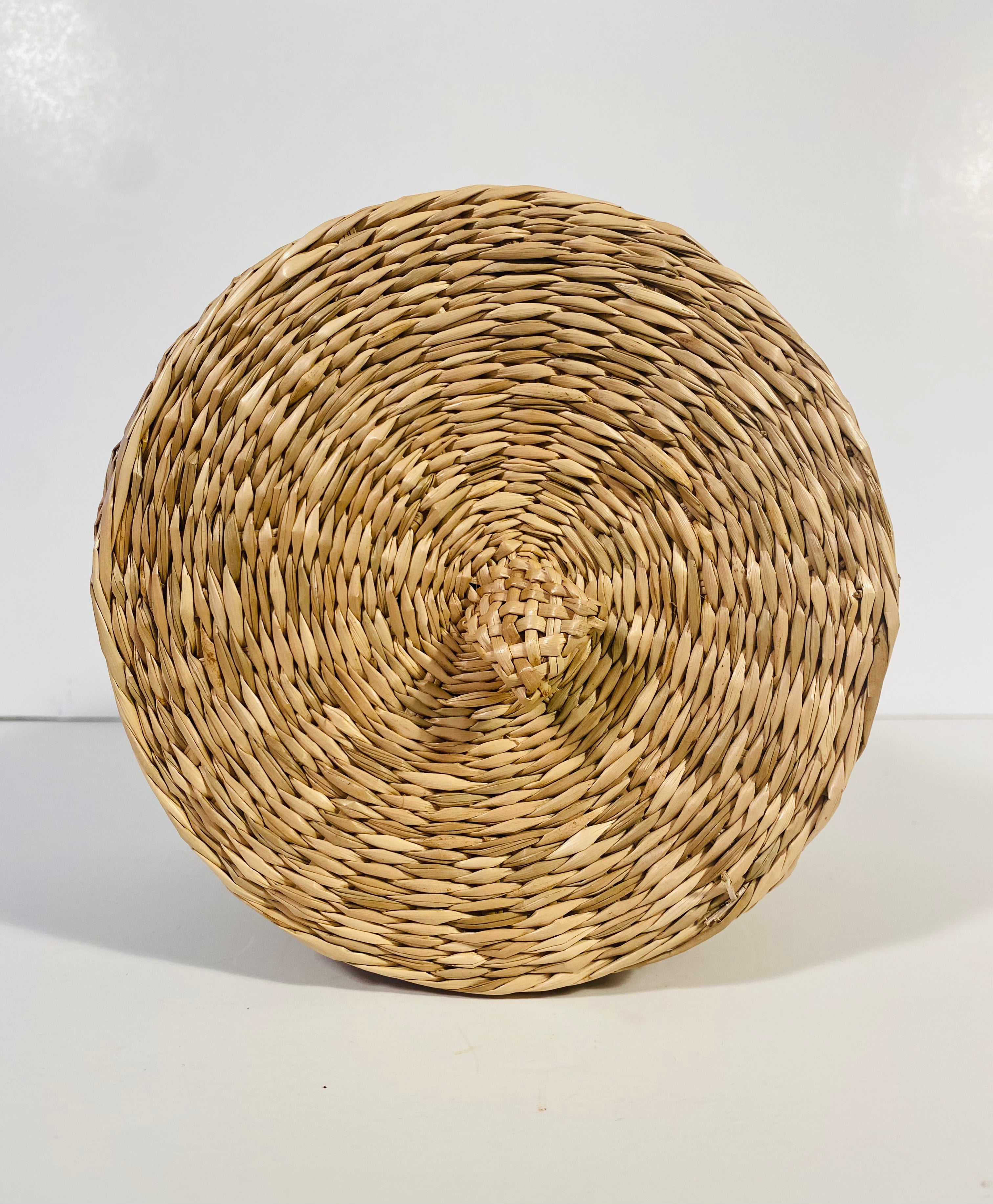 Vintage Wicker Nesting Baskets With Lids