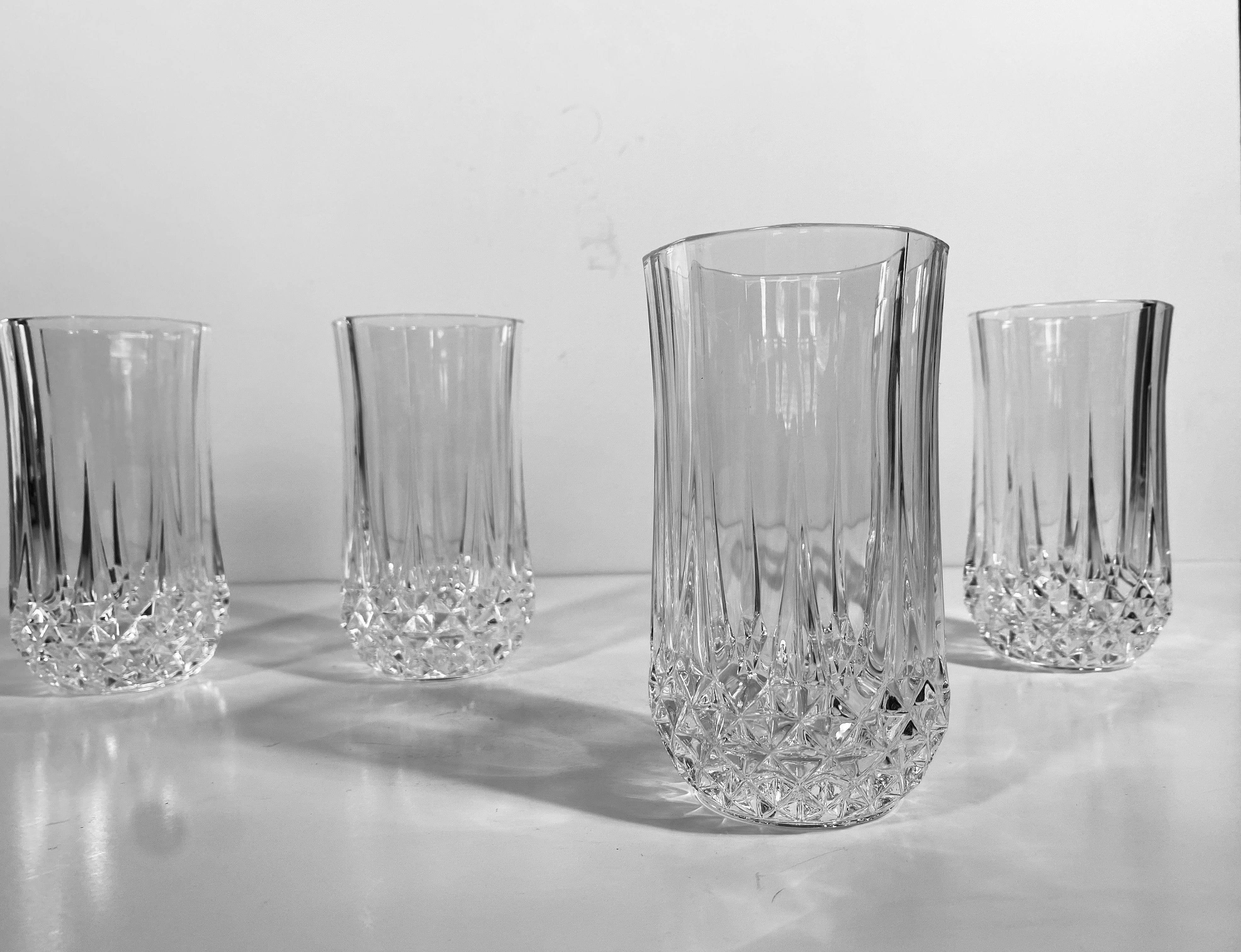Vintage Cristal D’Arques Highball Glasses