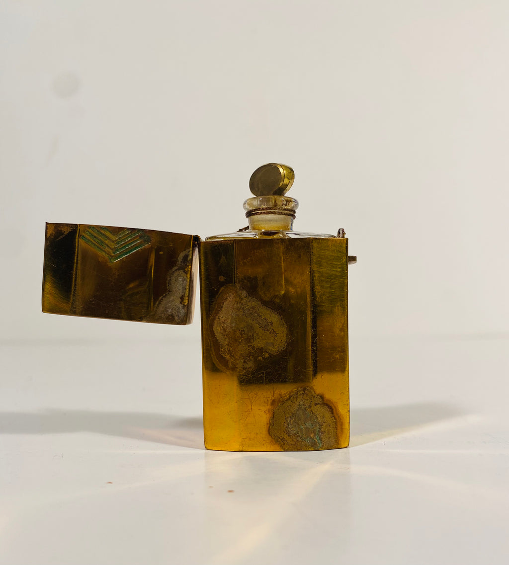 Vintage Brass Perfume Holder